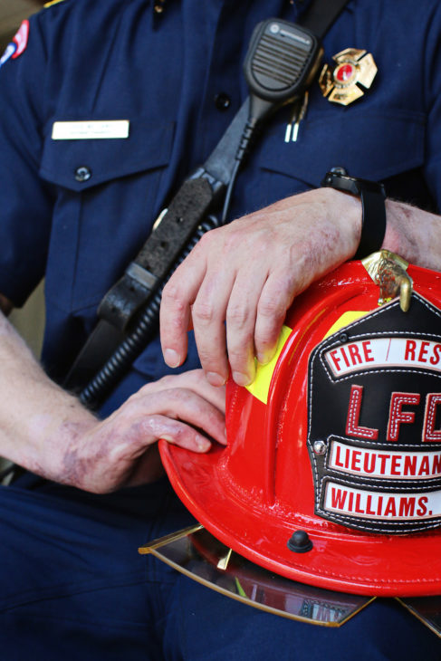 Josh Williams Fire Helmet