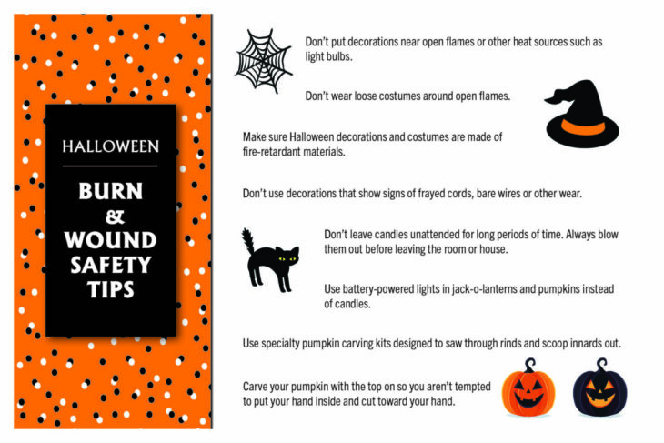 Halloween Safety tips, burn prevention